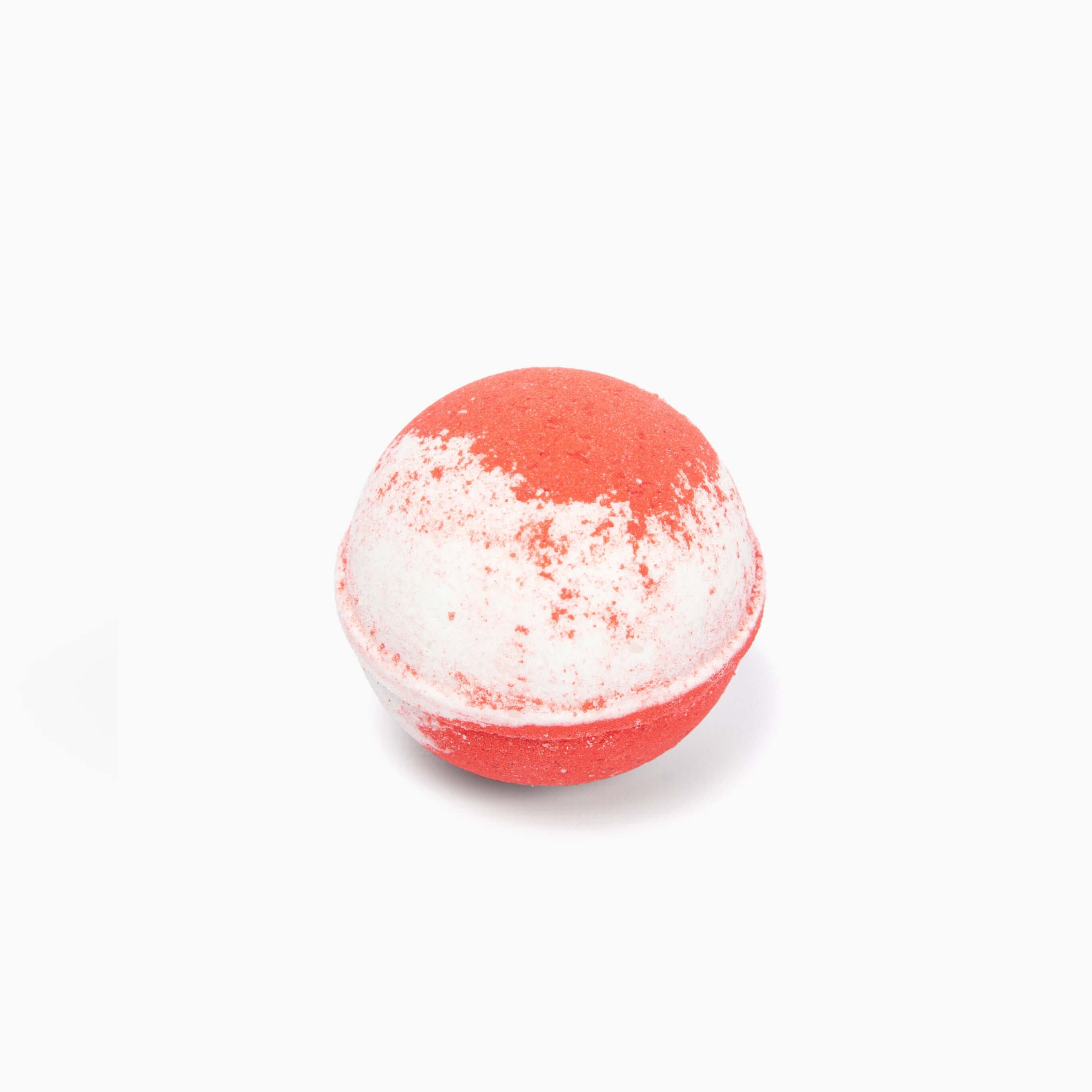 Tub Therapy CBD Bath Bomb in Strawberries and Champagne scent with 100mg full-spectrum CBD