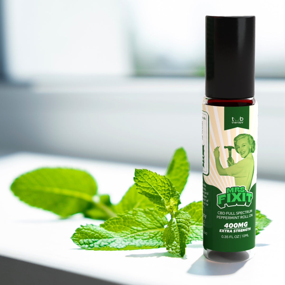 Tub Therapy Mrs. Fixit CBD Peppermint Roll On 400MG