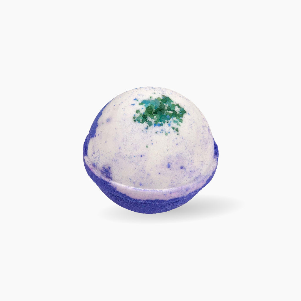 Minty Lavender Fizzy CBD Bath Bomb