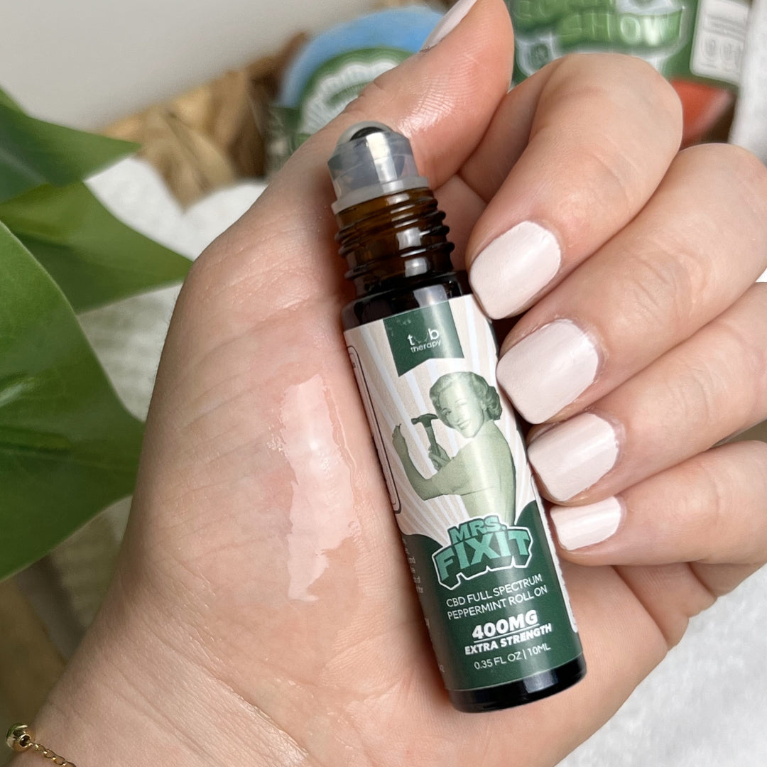 Tub Therapy Mrs. Fixit CBD Peppermint Roll On 400MG