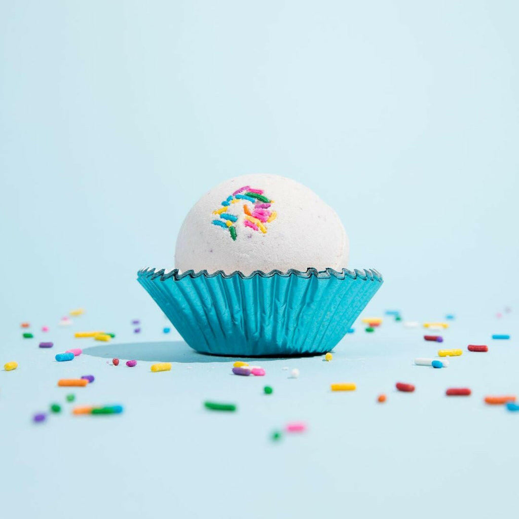 Cake Batter Fizzy CBD Bath Bomb - Tub Therapy
