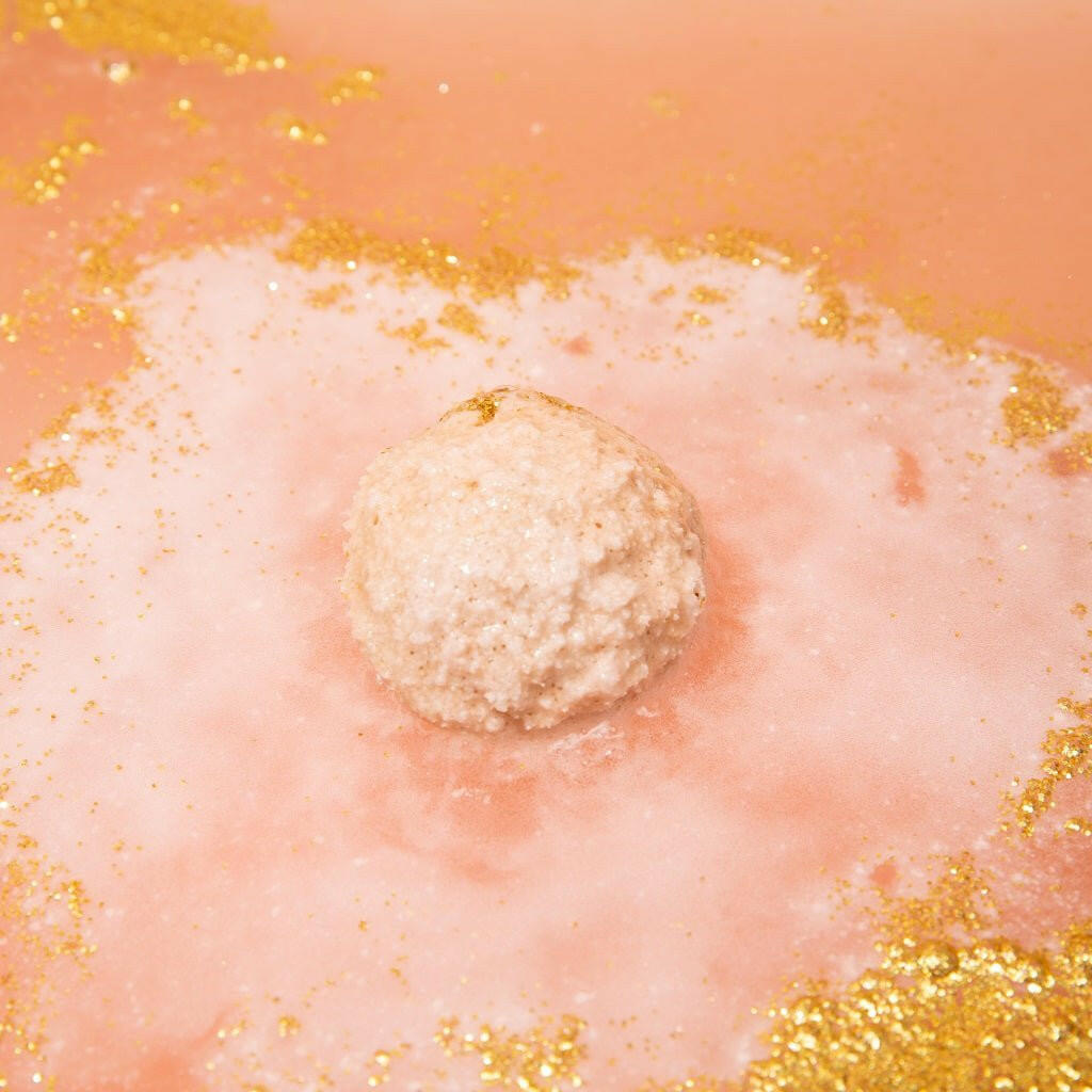 Champagne Pop Fizzy CBD Bath Bomb - Tub Therapy