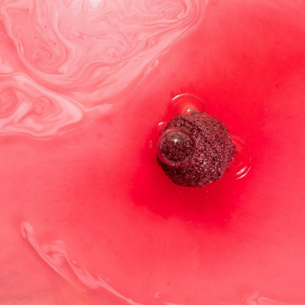 Merlot Wine Fizzy CBD Bath Bomb - Tub Therapy